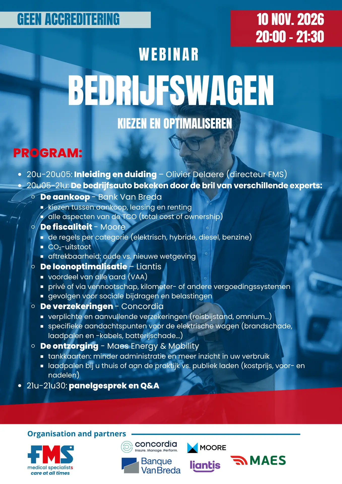 bedrijfswagen : kiesen en optimaliseren program